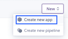 heroku create new app